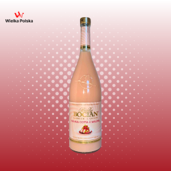 Bialy Bocian Panna Cotta z Maliną – Likeur Panna Cotta en Framboos – 50cl – 16°