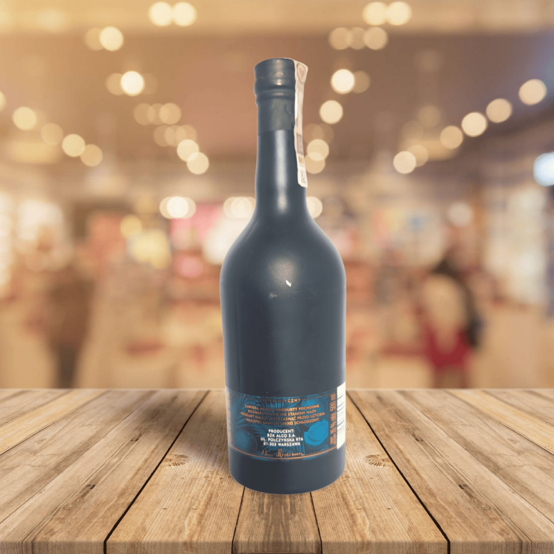 Bouteille de Adam Mickiewicz – Liqueur Lait Cookies Noix de Coco de dos