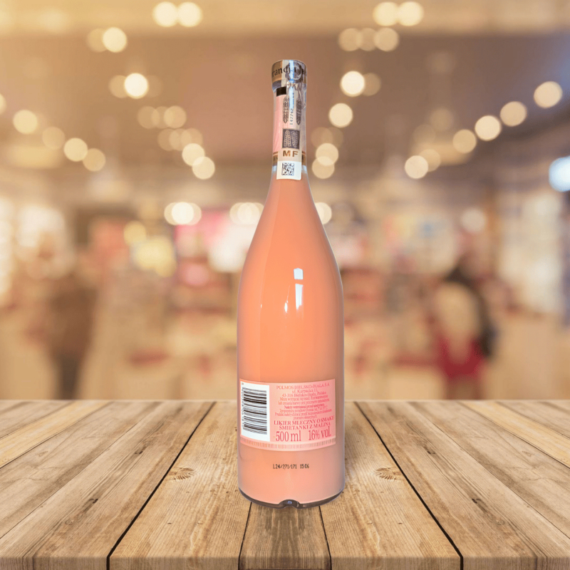 Bouteille de Bialy Bocian – Liqueur Lait Pannacotta vu de dos