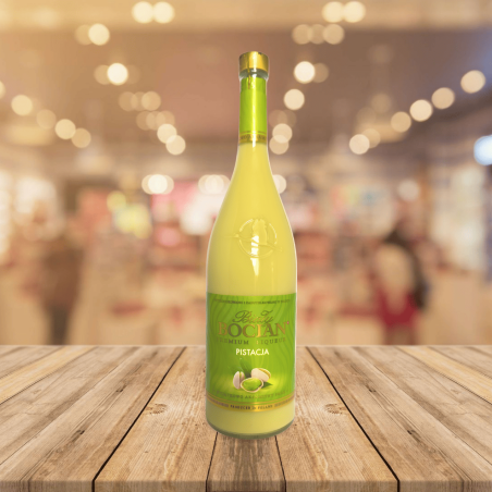 Bouteille de Bialy Bocian – Liqueur Lait Pistache vu de face