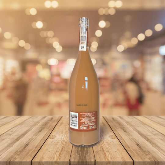 Bouteille de Bialy Bocian – Liqueur Lait Tiramisu vu de dos
