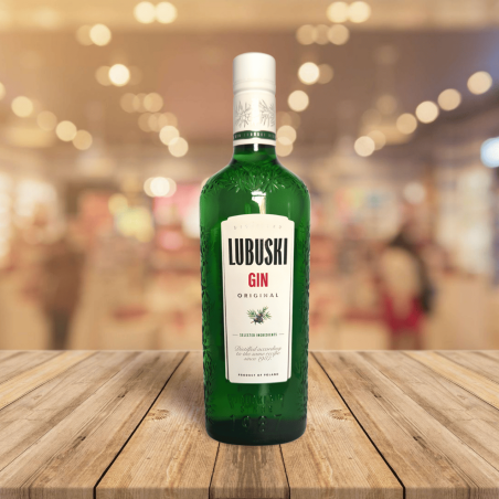 Bouteille de Gin Lubuski Original 0,5 L – Gin polonais sec vu de face