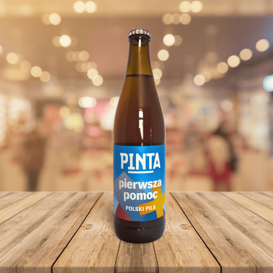PINTA Pierwsza Pomoc 0,5 L – Polski Pils (4,3 %)