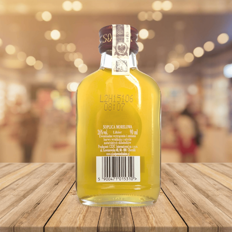 Soplica Abricot (Morelowa) 0,09 L – Liqueur de vodka à l’abricot (28 %)
