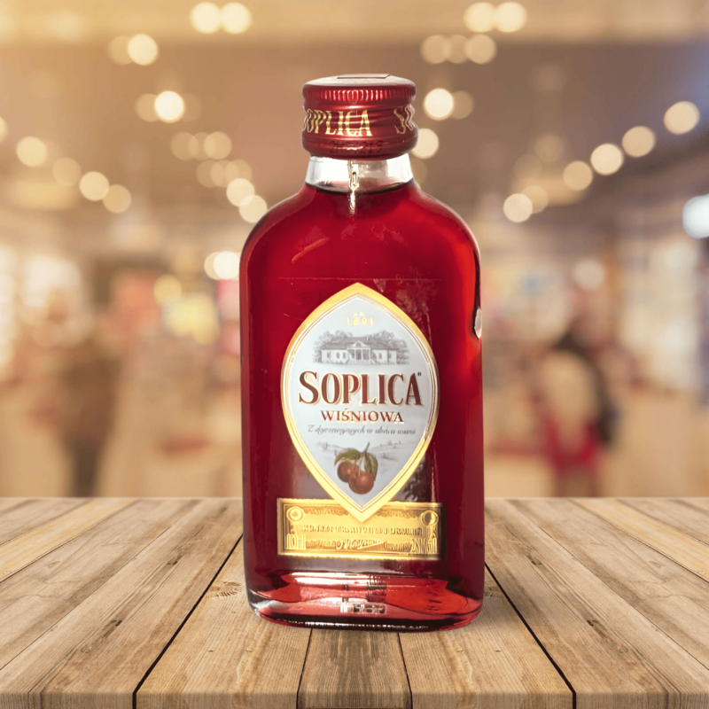 Soplica Cerise (Wiśniowa) 0,1 L – Liqueur de vodka à la cerise (28 %)