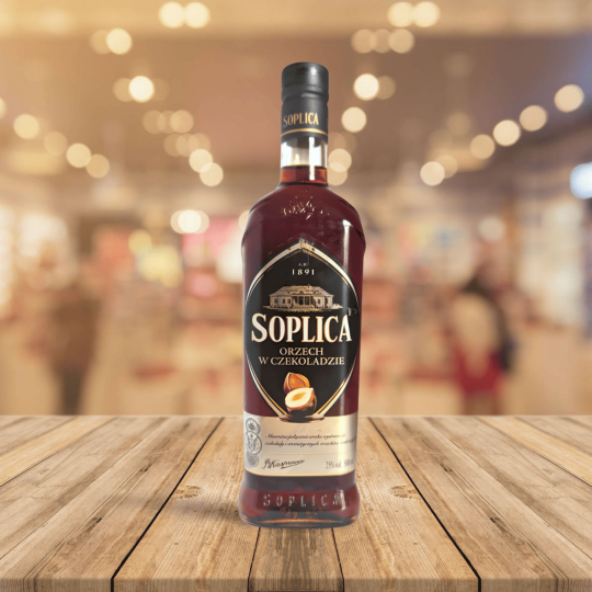 Soplica Chocolat Noisette 0,5 L – Liqueur de vodka pralinée (25 %)