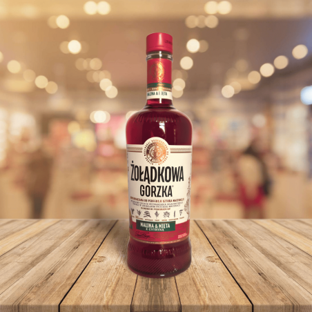 Żołądkowa Gorzka Framboise & Menthe 0,5 L – Liqueur de vodka (30%)