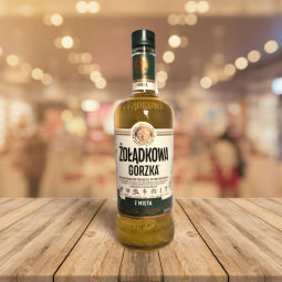 Żołądkowa Gorzka Menthe 0,5 L – Liqueur de vodka (30%)