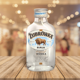 Żubrówka Biała (Blanche) 0,1 L – Vodka polonaise blanche (40 %)