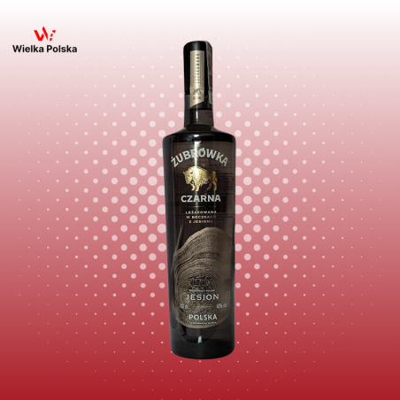 Żubrówka Czarna Jesion – Premium-Wodka aus Polen, in Eschenfässern gereift – 70cl – 40°