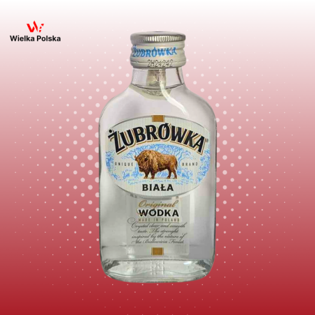Żubrówka Biała - Vodka polonaise pure et cristalline - 10cl